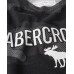 Abercrombie Black Camo Embroidered Logo Tee